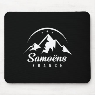 Tapis De Souris Samoëns France Station de ski Ski Snowboard Souv