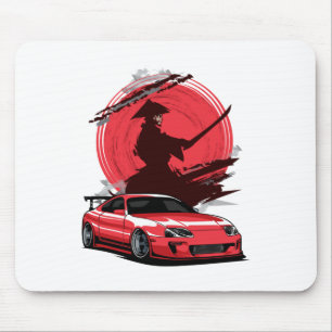 Tapis De Souris Samurai Supra voiture japonaise