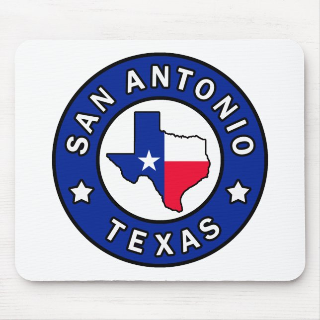 Tapis De Souris San Antonio Texas (Devant)