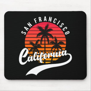 Tapis de souris San Francisco Retro Sunset