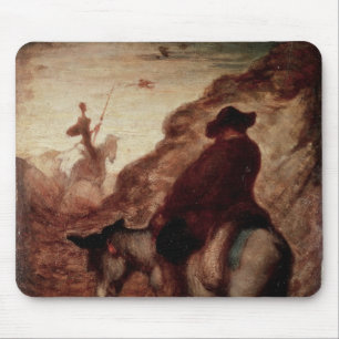 Tapis De Souris Sancho et Don don Quichotte, 19ème siècle