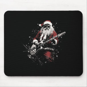 Tapis De Souris Santa Claus Joyeux Noël Noël Noël Noël Rocks Music