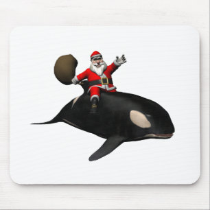 Tapis De Souris Santa Claus Sur Orca