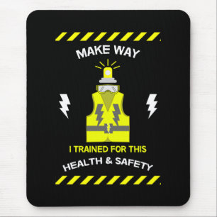 Tapis De Souris Santé Et Sécurité Drôle NEBOSH Officier Latt
