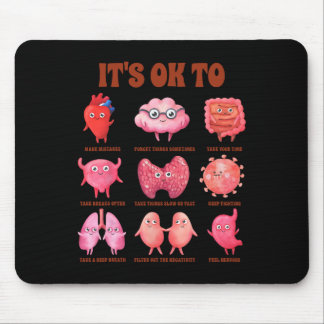 Tapis De Souris Santé Mentale Adhd Anxiété Soyez Gentil Avec Votre