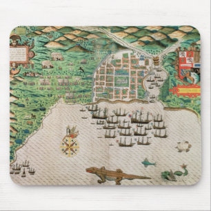 Tapis De Souris Santiago, Cap Vert, 1589 2