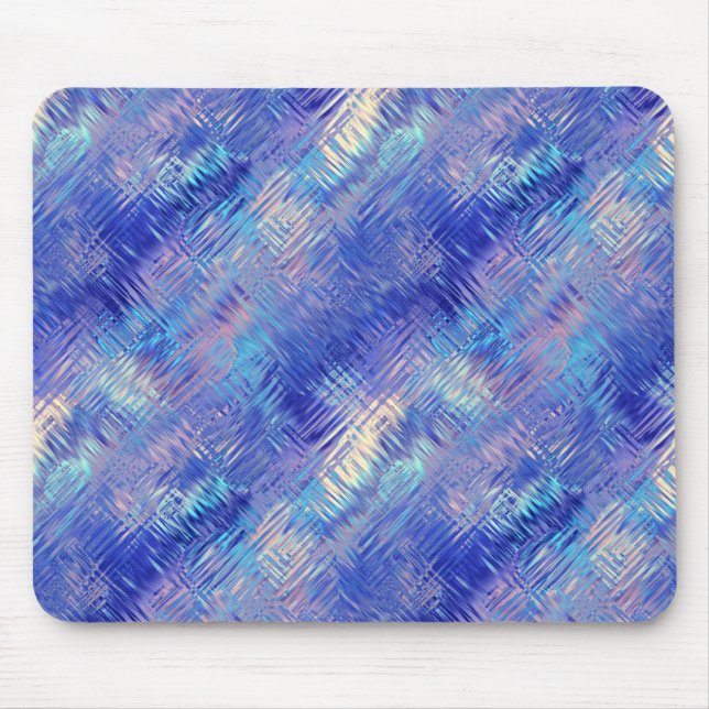 Tapis De Souris Sapphire Blue Scribbled Texture (Devant)