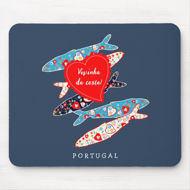 Tapis De Souris Sardines portugaises (Devant)