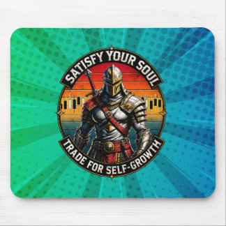 Tapis De Souris Satisfaites Votre Âme Échangez pour le Chevalier d