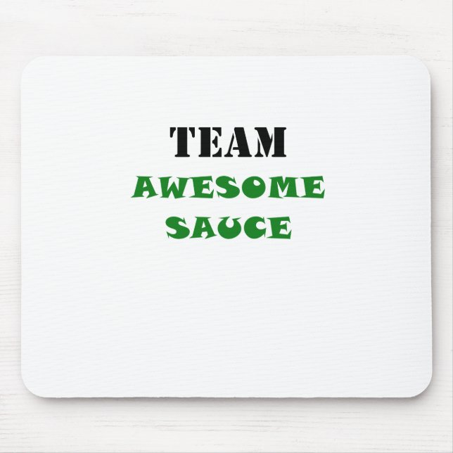 Tapis De Souris Sauce impressionnante à équipe (Devant)