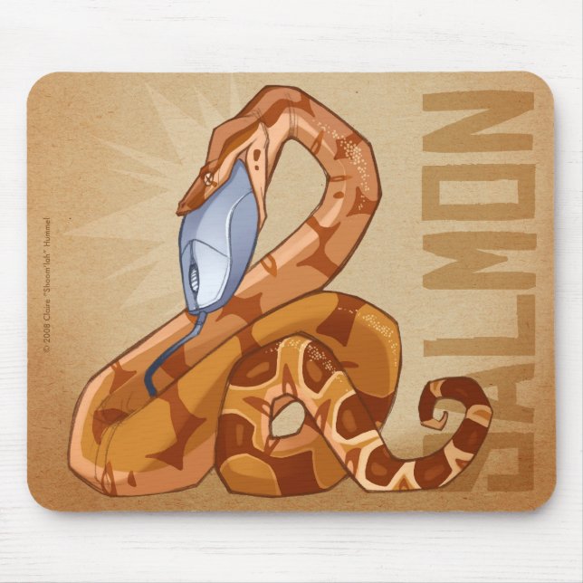 Tapis De Souris Saumon BCI Mousepad (Devant)