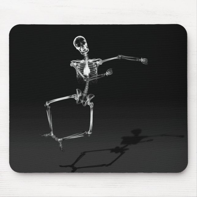 TAPIS DE SOURIS SAUT SQUELETTIQUE B&W DE JOIE DE RAYON X (Devant)