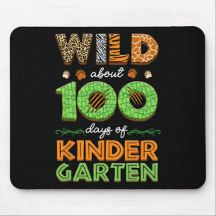 Tapis De Souris Sauvage Environ 100 Jours De Maternelle 100E Jour