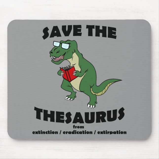 Tapis De Souris Sauvez le dinosaure de thésaurus (Devant)