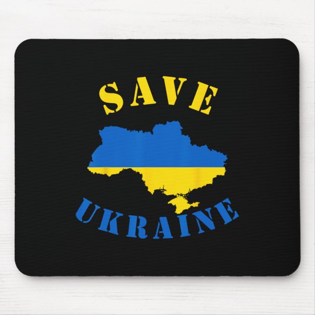 Tapis De Souris Save Ukraine Shirt A Ukranian T Shirt  (Devant)