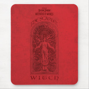 Tapis De Souris Scarlet Witch Darkhold Illustration