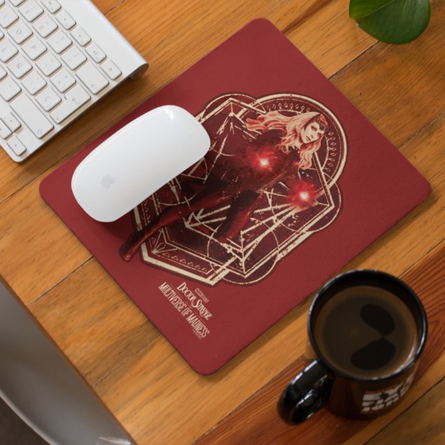 Tapis De Souris Scarlet Witch Mystic Art Nouveau Graphisme (Créateur téléchargé)