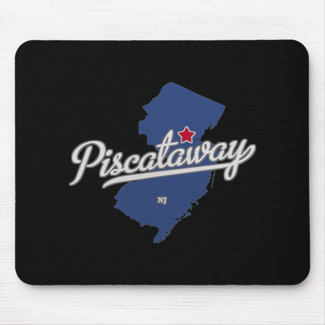 Tapis De Souris Scataway New Jersey Nj Map  (Devant)