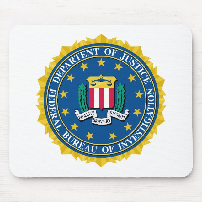 Tapis De Souris Sceau du FBI (Devant)