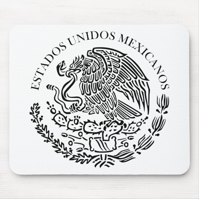 Tapis De Souris Scellez le gouvernement Mexique, Mexique (Devant)