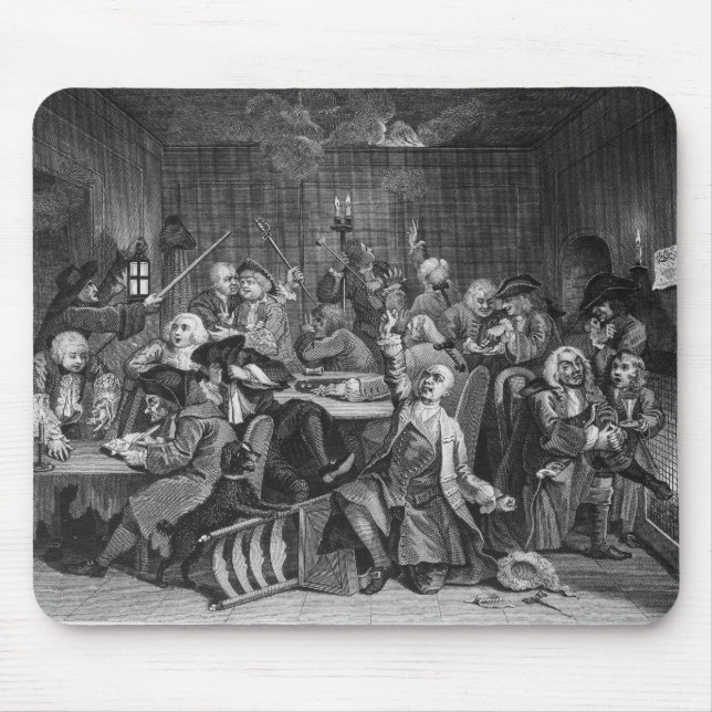 Tapis De Souris Scène dans une Chambre de jeu (Devant)