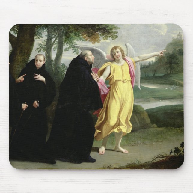 Tapis De Souris Scène de la vie de St Benoît (Devant)