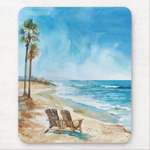 Tapis De Souris Scène de plage