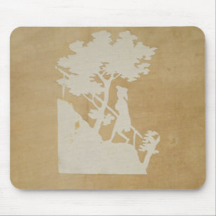 Tapis De Souris Scène de région boisée