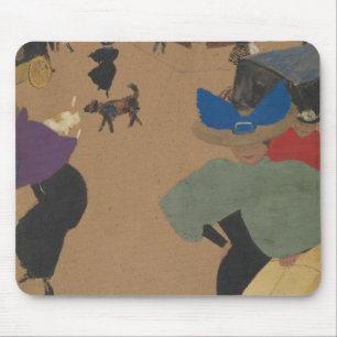 Tapis De Souris Scène de rue à Paris