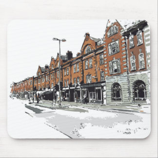 Tapis De Souris Scène de rue de Londres