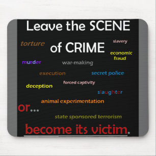 Tapis De Souris Scène du crime