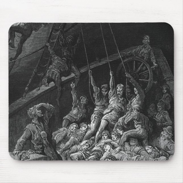 Tapis De Souris Scène "du givre du marin antique" 2 (Devant)