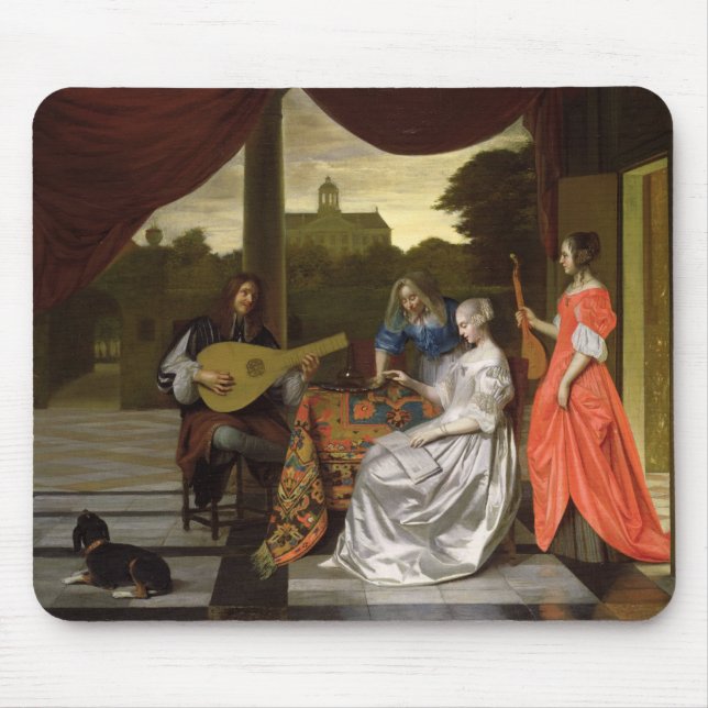 Tapis De Souris Scène musicale à Amsterdam (Devant)