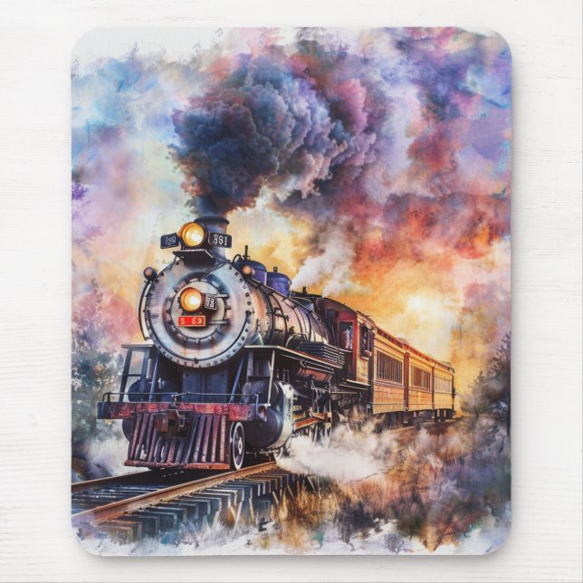Tapis De Souris Scenic Landscape with Train (Devant)