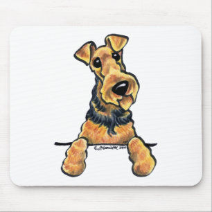 Tapis De Souris Schéma Airedale Terrier