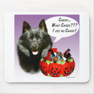 Tapis De Souris Schipperke Halloween Candy
