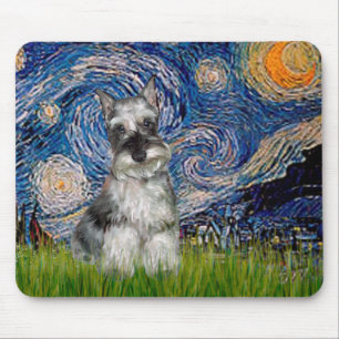 Tapis De Souris Schnauzer 1 - Nuit étoilée