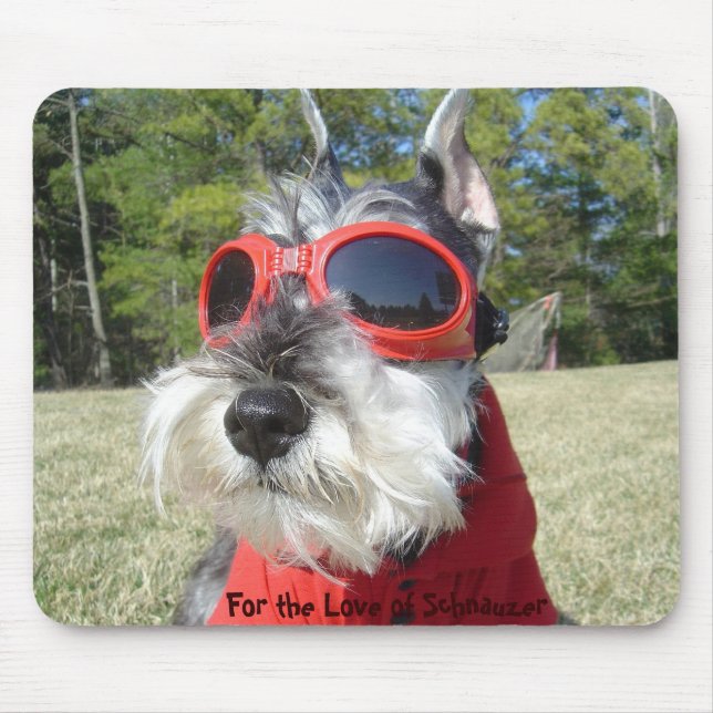 Tapis De Souris Schnauzer frais Mousepad (Devant)