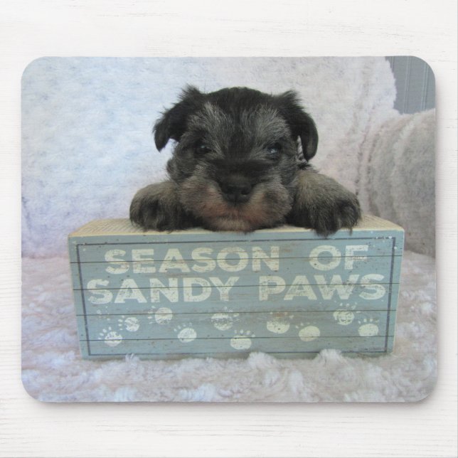 Tapis de souris Schnauzer Puppy (Devant)