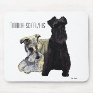 Tapis De Souris Schnauzers miniatures - Mousepad