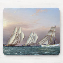 Schooners Dreadnought et Columbia 1870