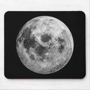 Tapis De Souris Science de l'astronomie spatiale de la Pleine lune