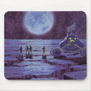 Tapis De Souris Science-fiction vintage Rover de la Terre des extr