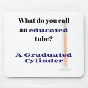 Tapis De Souris Science Joke Papa Joke Graduated Cylinder
