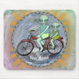 Tapis De Souris Scifi Alien Vélo Pad Souris