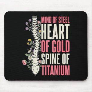 Tapis De Souris Scoliosis Guerrier Scoliosis Chirurgie Récupératio