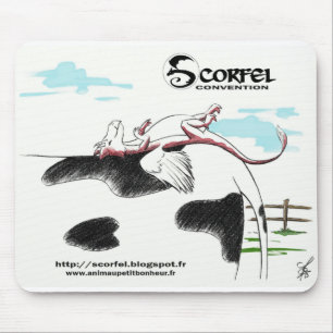 Tapis de souris Scorfel sur vache