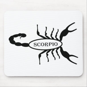 Tapis De Souris Scorpio noir Scorpion étoile