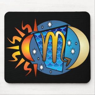 Tapis De Souris Scorpion abstrait Mousepad
