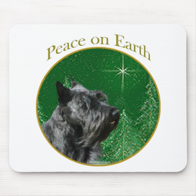 Tapis De Souris Scottish Terrier Peace (Devant)